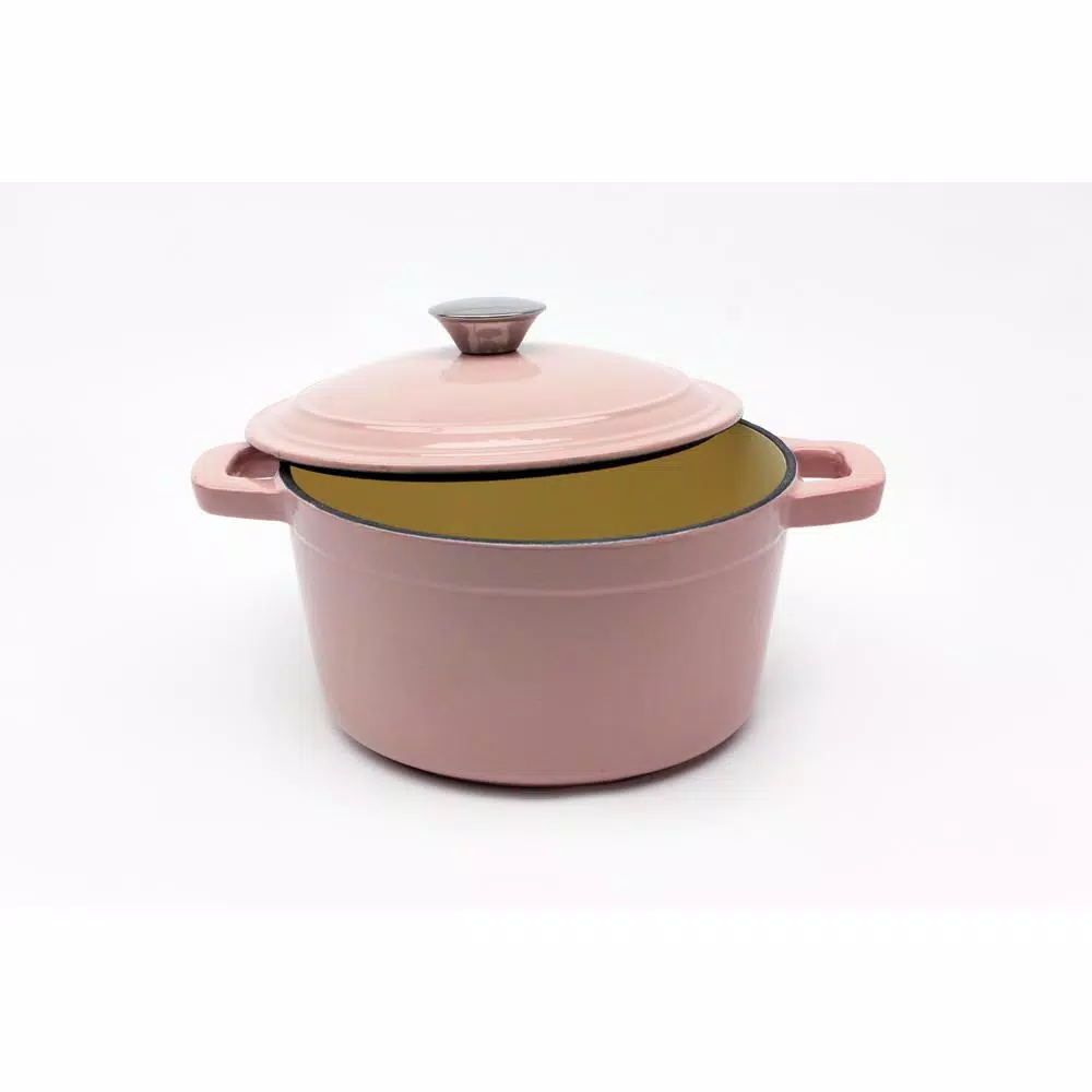 Best reviews of π BergHOFF Neo 3 Qt. Round Cast Iron Dutch Oven In Pink With Lid π 2 Best reviews of π BergHOFF Neo 3 Qt. Round Cast Iron Dutch Oven In Pink With Lid π - Image 2