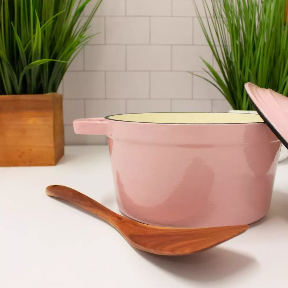 Best reviews of π BergHOFF Neo 3 Qt. Round Cast Iron Dutch Oven In Pink With Lid π 3 Best reviews of π BergHOFF Neo 3 Qt. Round Cast Iron Dutch Oven In Pink With Lid π - Image 3