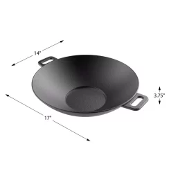 Hot Sale 🧨 Classic Cuisine Cast Iron Wok With Handles 🌟 -Cheap Cookware Shop unnamed file 757