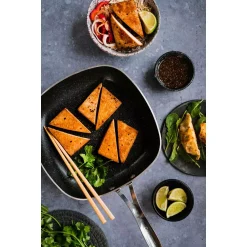 Top 10 😍 GRANITESTONE 9.5 In. Aluminum Ultra-Durable Non-Stick Diamond Infused Square Fry Pan 🎁 -Cheap Cookware Shop unnamed file 761