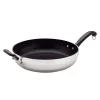 Promo 🌟 Farberware Classic Series 12 In. Stainless Steel Nonstick Stovetop Skillets 👏