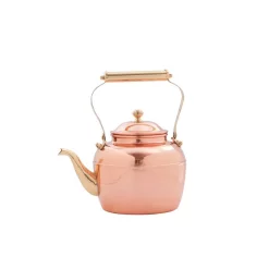 Best Sale 👏 Old Dutch 2.5 Qt. Solid Copper Tea Kettle With Brass Handle 🌟