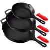 Best reviews of ⭐ NutriChef 6-Piece Cast Iron Nonstick Skillet Set In Black 🌟