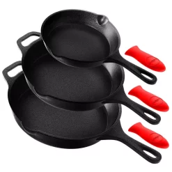 Best reviews of ⭐ NutriChef 6-Piece Cast Iron Nonstick Skillet Set In Black 🌟