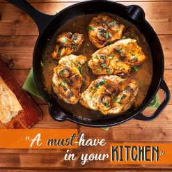 Best reviews of ⭐ NutriChef 6-Piece Cast Iron Nonstick Skillet Set In Black 🌟 -Cheap Cookware Shop unnamed file 855