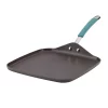 Buy 👍 Rachael Ray Cucina 11 In. Hard-Anodized Aluminum Nonstick Griddle In Agave Blue And Gray 🌟