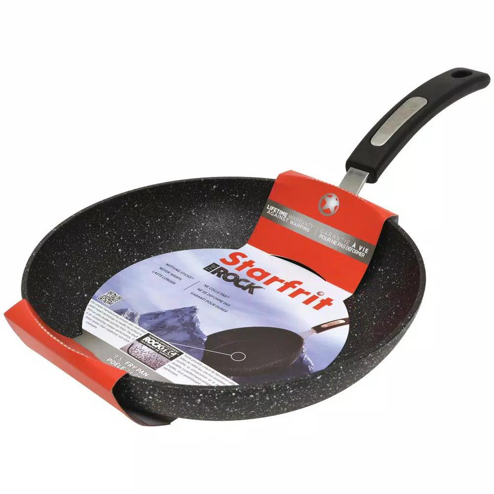 Outlet β¨ Starfrit Rock 9.5 In. Fry Pan With Bakelite Handle In Black π 3 Outlet β¨ Starfrit Rock 9.5 In. Fry Pan With Bakelite Handle In Black π - Image 3
