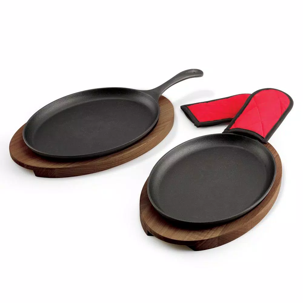 Coupon ✔️ Tramontina 6-Piece10 In. Fajita Pan Set With Wood Trivets – Cast Iron – Preseasoned 😉 1 Coupon ✔️ Tramontina 6-Piece10 In. Fajita Pan Set With Wood Trivets – Cast Iron – Preseasoned 😉
