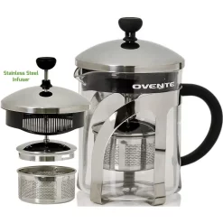Top 10 🧨 Ovente 2.5-Cup (20 Oz.) Glass Tea Maker With Removable Stainless Steel Infuser And Free Measuring Scoop 💯
