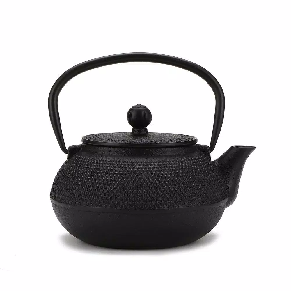 Coupon ✨ Mind Reader 1.25-Cup Black Single Serve Cast Iron Tetsubin Tea Pot With Infuser ⌛ 1 Coupon ✨ Mind Reader 1.25-Cup Black Single Serve Cast Iron Tetsubin Tea Pot With Infuser ⌛