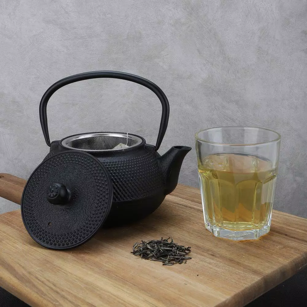Coupon ✨ Mind Reader 1.25-Cup Black Single Serve Cast Iron Tetsubin Tea Pot With Infuser ⌛ 5 Coupon ✨ Mind Reader 1.25-Cup Black Single Serve Cast Iron Tetsubin Tea Pot With Infuser ⌛ - Image 5