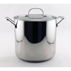 Buy ⌛ BergHOFF EarthChef Premium 10 Qt. Stainless Steel Stock Pot With Lid 😀
