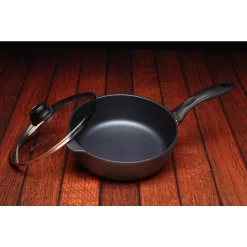Outlet ✔️ Swiss Diamond Classic Series 3.2 Qt. Cast Aluminum Nonstick Saute Pan In Gray With Glass Lid 🎁 -Cheap Cookware Shop unnamed file 977