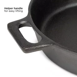 Budget 💯 Ecolution Farmhouse 9.5 In. Cast Iron Frying Pan In Black 🔥 -Cheap Cookware Shop unnamed file 997